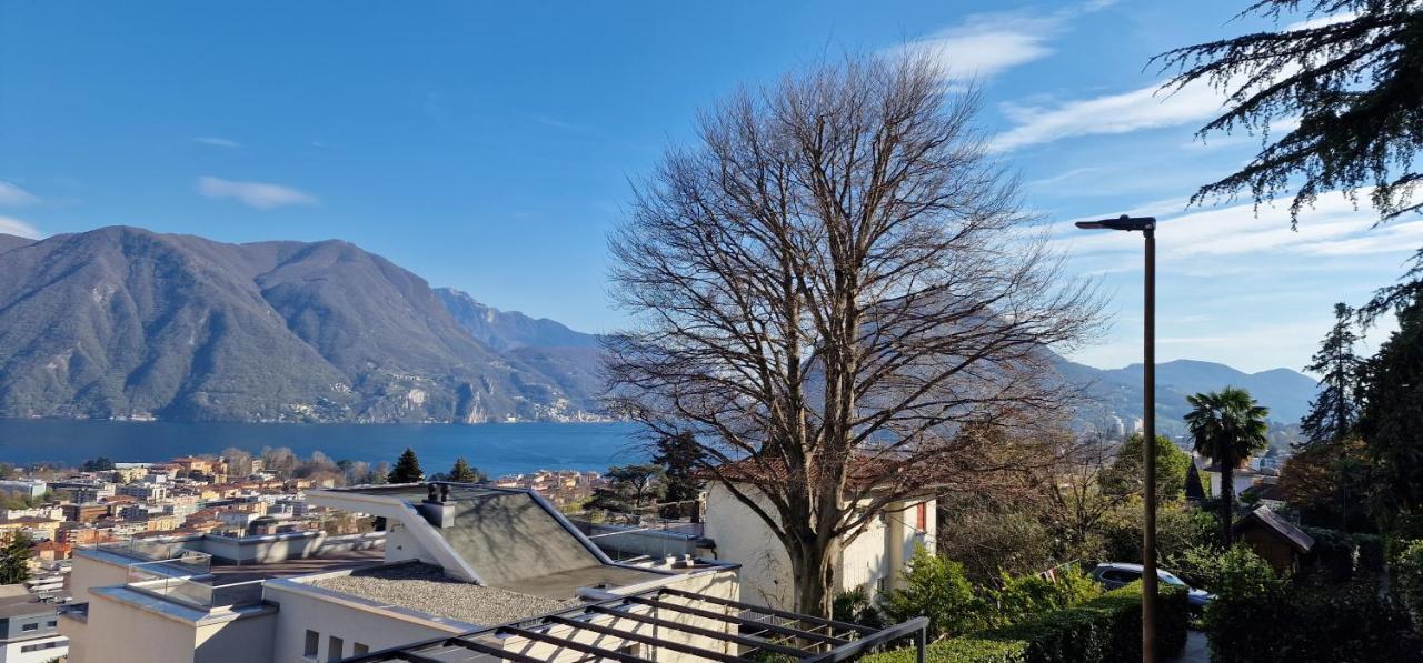Lugano Lakeview Apartment Private Parking & Self Check-In Extérieur photo